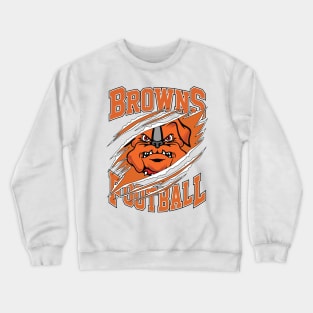 CLVD Browns Football Crewneck Sweatshirt